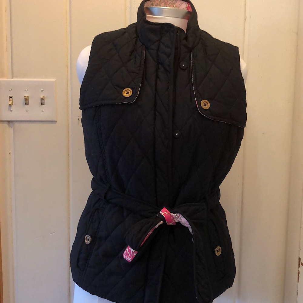 Lilly Pulitzer Double sided Puffer Vest - Picture 6 of 10